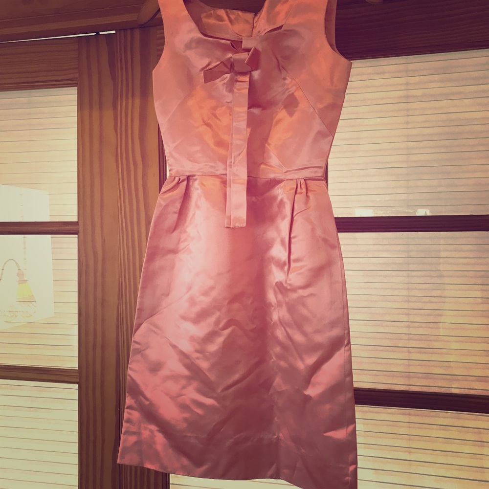 Barbie Vintage Pink Satin Cocktail Dress 1950's